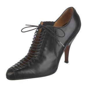 Yves Saint Laurent Rive Gauche Leather lace-up boot